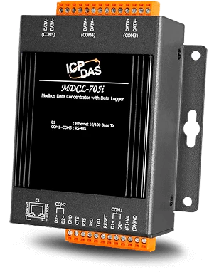 MDCL-705i от ICP DAS – шлюз, концентратор и регистратор данных Modbus-устройств